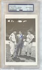 Yogi Berra & Phil Rizzuto Dual Signed Vintage Postcard AUTO PSA/DNA Autograph