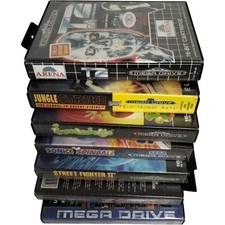 Sega Mega Drive Game Lot Streets of Rage 2 Sonic Spinball Terminator Preloved 