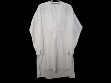 Chemise homme grand père liquette plastron à pli très fin