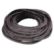1/4x3/8x20ft Card Slot Door Brush Seal Weather Stripping with PP Non-Adhesive