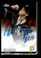 2019 Topps Chrome Rookie Autographs Nick Burdi Rookie Auto Pittsburgh Pirates