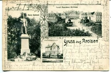 Germany AK Arolsen 34454 - Denkmal Schloss Villa Prinzess Albrecht cover Loewie