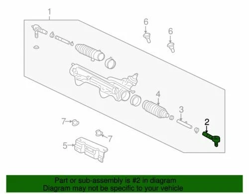 Varilla de husillo de amarre exterior Ford Ranger 1998-2011 OEM NUEVA GENUINA 5L5Z3A130AA Foto 2 de 2