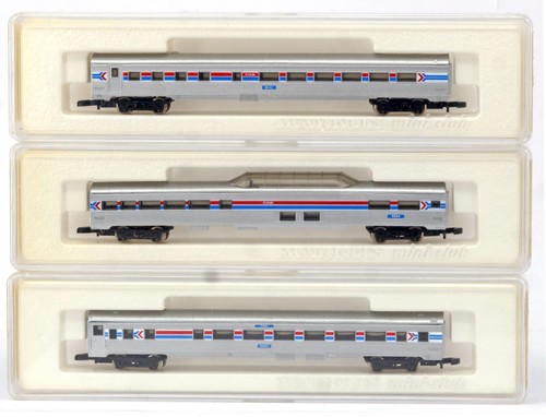 MARKLIN Mini-Club Z 8760 8761 8762 8763 8765 8862 US AMTRAK SET Type F7 - Picture 3 of 8
