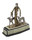 Otto Poertzel Vintage Aristocrats Borzoi Dogs Sculpture