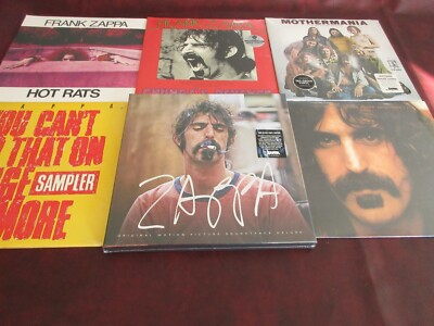 FRANK ZAPPA VERIFIED 5 AUDIOPHILE 180 GRAM TITLES + SAMPLER TOTAL