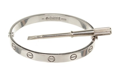 cartier bracelet love silver