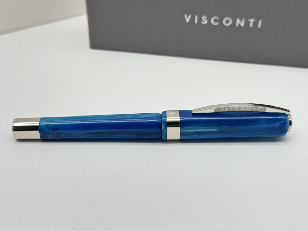 VISCONTI OPERA DEMO CAROUSEL BLUE COTTON CANDY FOUNTAIN PEN NEW