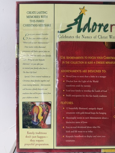 Vintage Family Life Adorenaments Small Christmas Story Books 12 Ornaments New - Picture 3 of 12