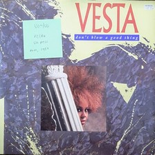 Vesta Williams Don't Blow A Good Thing Vinyl Record 12" VG+/VG USAT600 1987