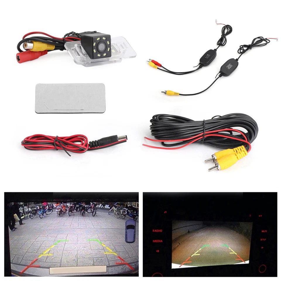 Car Backup Camera Wireless 8LED for BMW 08/09/10/11/12 3 Series/5Series/X5/86 AU - image 2 of 4