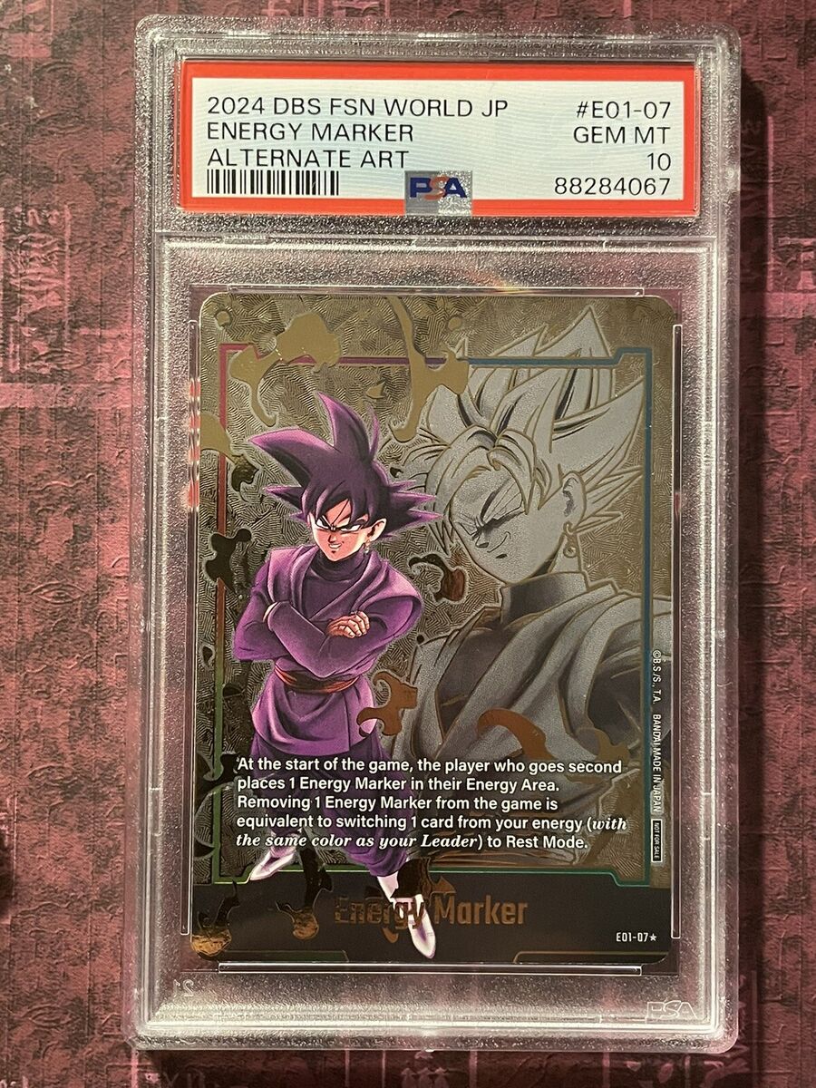 Dragon Ball Super Fusion World Goku Black Gold Energy Marker Dragon Ball Super Fusion World Goku Black Gold Energy Marker