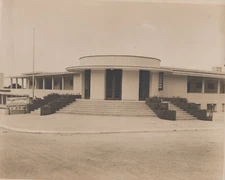 HERE! CUBAN PLACES LA VIVORA SCHOOL CENTRE FRONT VIEW CUBA 1950s VTG Photo Y 475