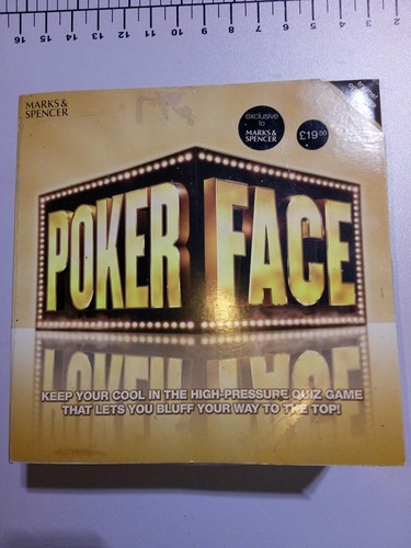 Poker Face Gioco da Tavolo Basato su Programma TV Ant & Dec Ottime Condizioni - Foto 2 di 2