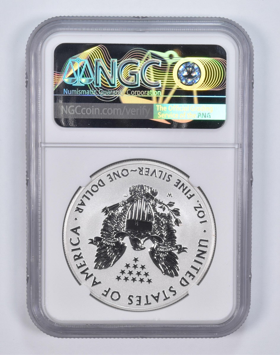 2013-W PF70 REVERSE American Silver Eagle West Point Set NGC Brown