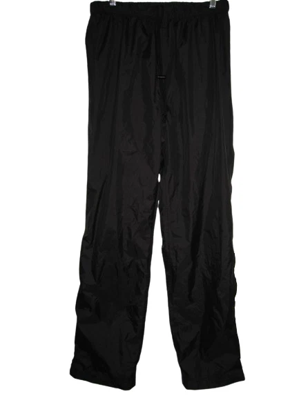 REI lined Trail Ski Mens Nylon Black Windbreaker Shell Rain Pants L Large