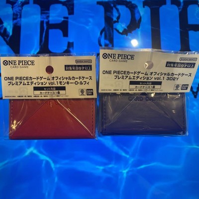 One Piece Card Official Case Premium Edition Vol.1 Red Blue One Piece Card Official Case Premium Edition Vol.1 Red Blue