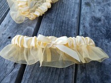 Light Gold GARTER Wedding Bridal PROM