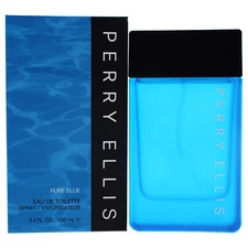 Perry Ellis Men Perry Ellis Pure Blue 3.4 oz EDT Spray