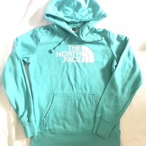 turquoise north face hoodie