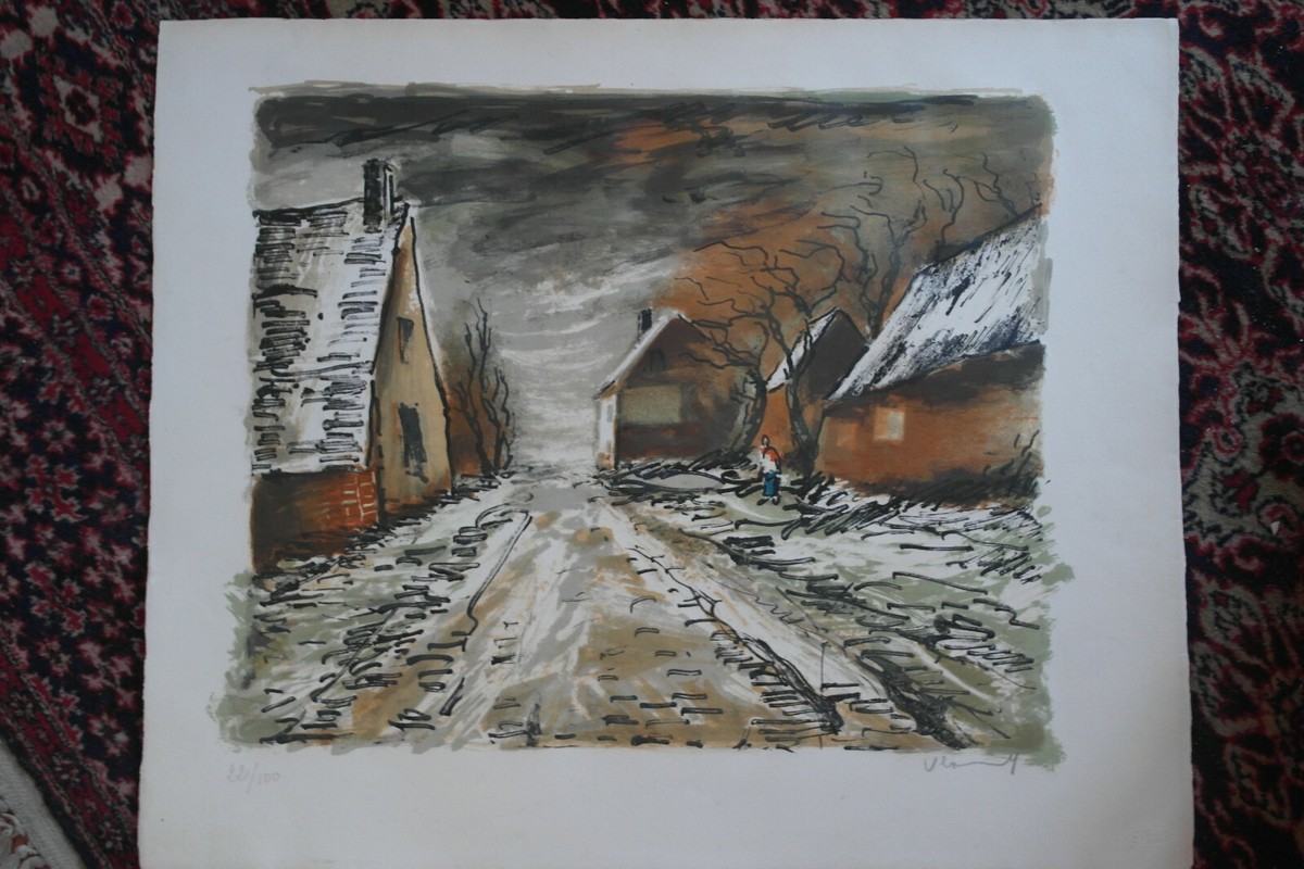 Maurice DE VLAMINCK (1876-1958) engraving pv26bis | eBay