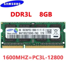 Samsung 8GB DDR3L 1600 MHz PC3L-12800 SO-DIMM 204-Pin Notebook Memory RAM 1.35V