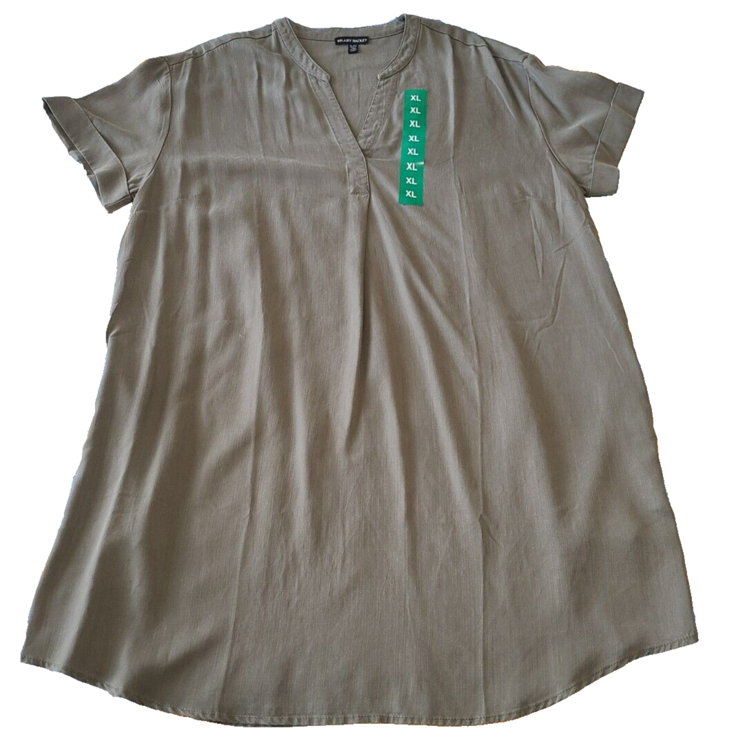 Hilary Radley Ladies' Tencel Dress Olive Green XL NEW | eBay