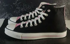 1K023 Converse Chuck Taylor All Star Black Pink 2 Tone Hi