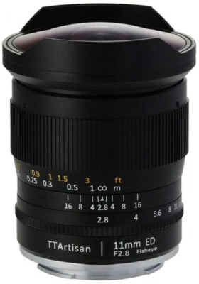 TTArtisan 11mm f2,8 Fisheye Canon EF Vollformat | TTArtisan für Canon EF