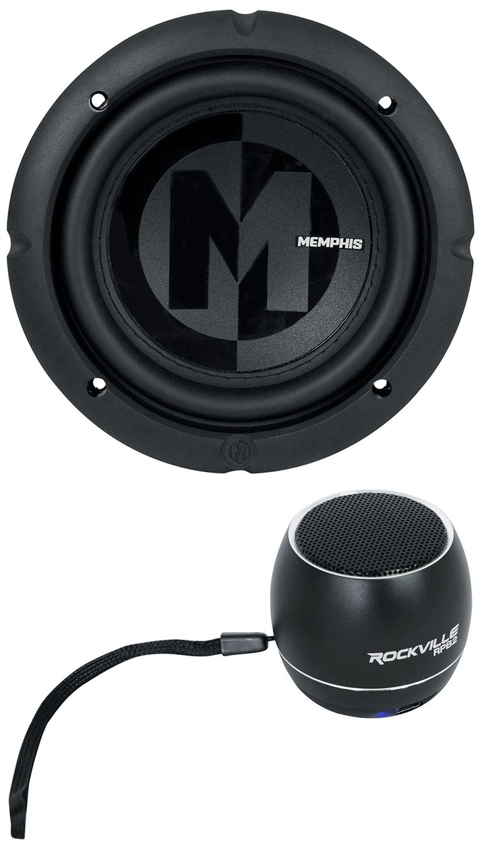 Memphis Audio PRX624 Car Subwoofer 300 Watt Sub+Portable