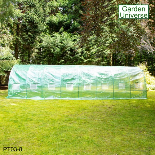 Polytunnel Gardening Greenhouse 8 Sizes By Garden Universe poly tunnel 3m - 10m - Picture 94 of 108