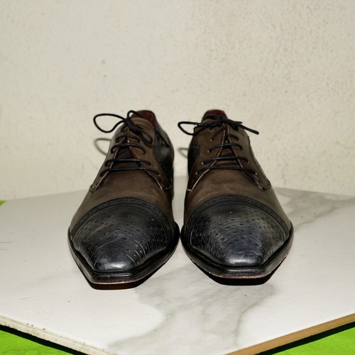 Jo Ghost Leather Lace Up Shoes Men 43 - Picture 4 of 17