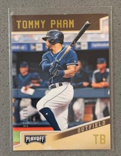 2019 Panini Playoff Baseball MLB #20 Tommy Pham /199 Gold Parallel Card Rays