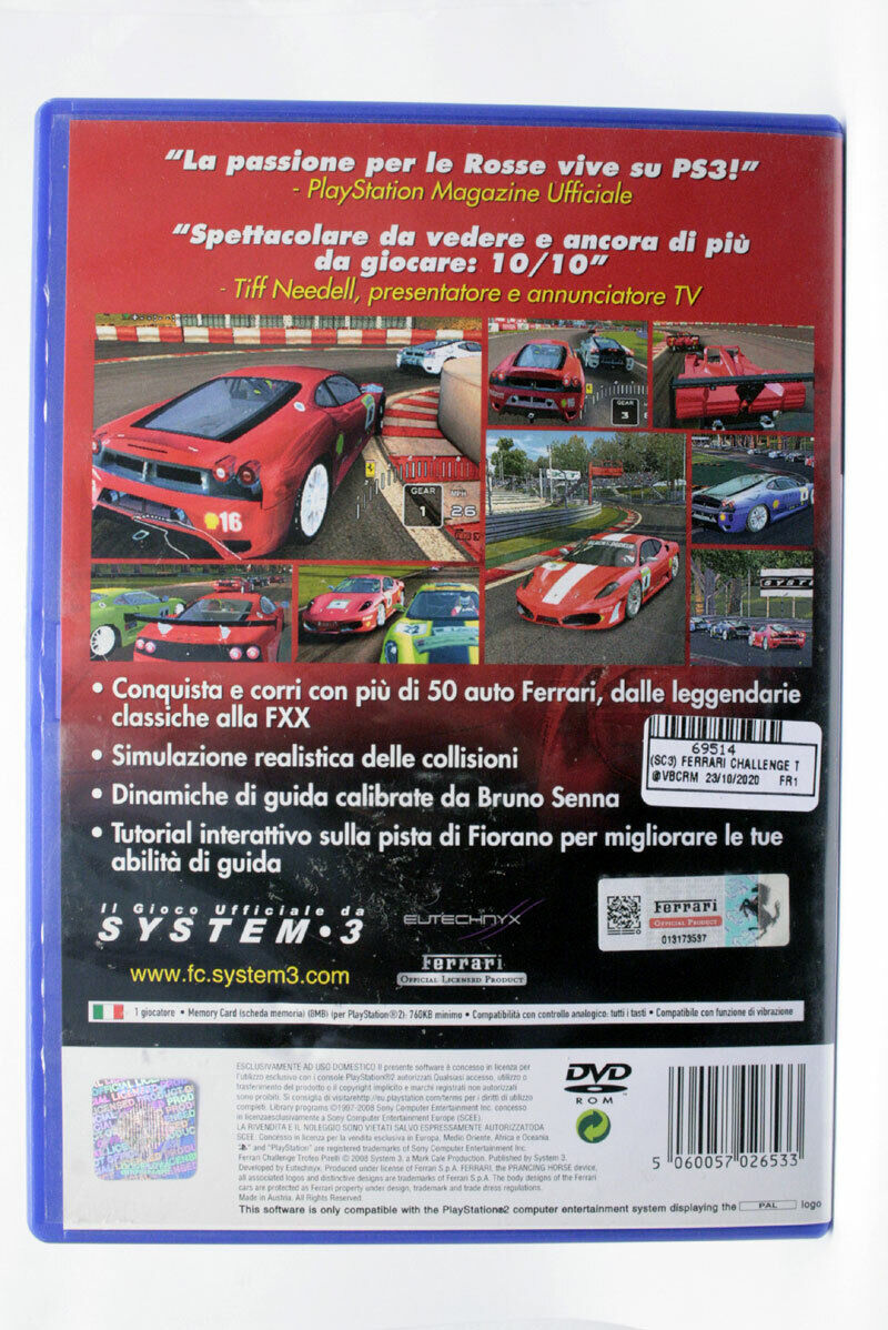 Jogo Ferrari Challenge Trofeo Pirelli PS2 Usado - Meu Game Favorito