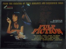 Mint / Original - PULP FICTION - UK Quad Cinema Poster - QUENTIN TARANTINO 1994