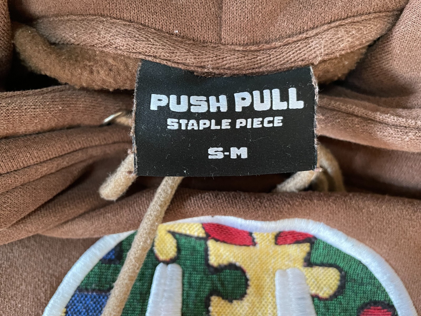Push Pull Hoodie PUZZLE COLLECTION Size SM Plus 4 NEW Stickers Nov