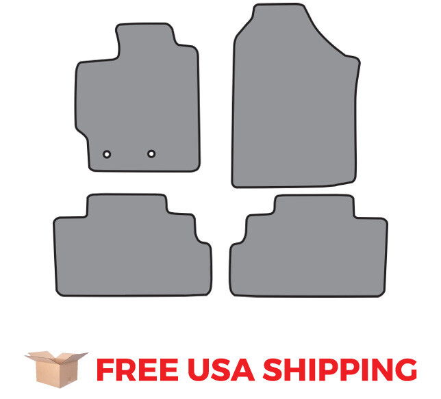 FITS 2007-2013 Toyota Yaris Floor Mat 4pc Cutpile | eBay