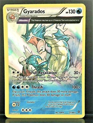Pokemon Card Gyarados 21/98 Holo Rare Ancient Origins XY | eBay