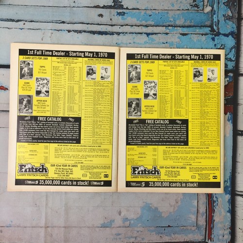 Lot of 2 Vintage Baseball Card Price Guide Sept 1989 Barry Bonds & Mike Piazza - 第 3/3 張圖片