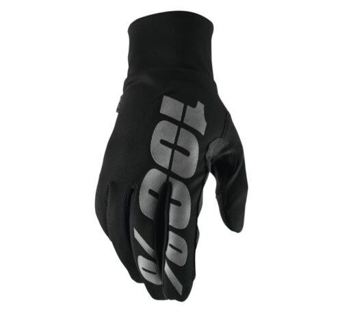 100% 10011-001-10 Men's Hydromatic Waterproof Glove S Black/Grey