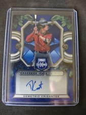 2023 Panini Elite Extra Edition - Hidden Gems Demetrio Crisantes  Blue (AU, RC)