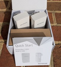 Netgear Powerline 1200 1200 Mbit/s Ethernet LAN Extender - White Pack of 2 