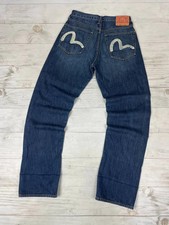 Jeans Vintage Evisu Denim Japan Baggy Y2K Uomo Taglia 30 Blu