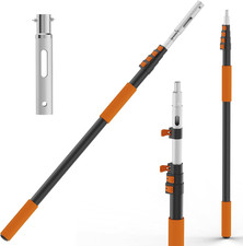 Pool Pole - Upgraded 16 Foot Telescopic Extendable Swimming Pool Pole with 4-16F