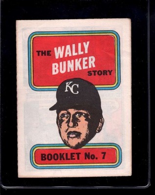 1970 Topps Booklet #7 Wally Bunker   EX/EX+ X3573244