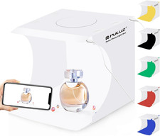 Photo Studio Box with LED Light, 20Cm Mini Portable Photography Lighting Tent K