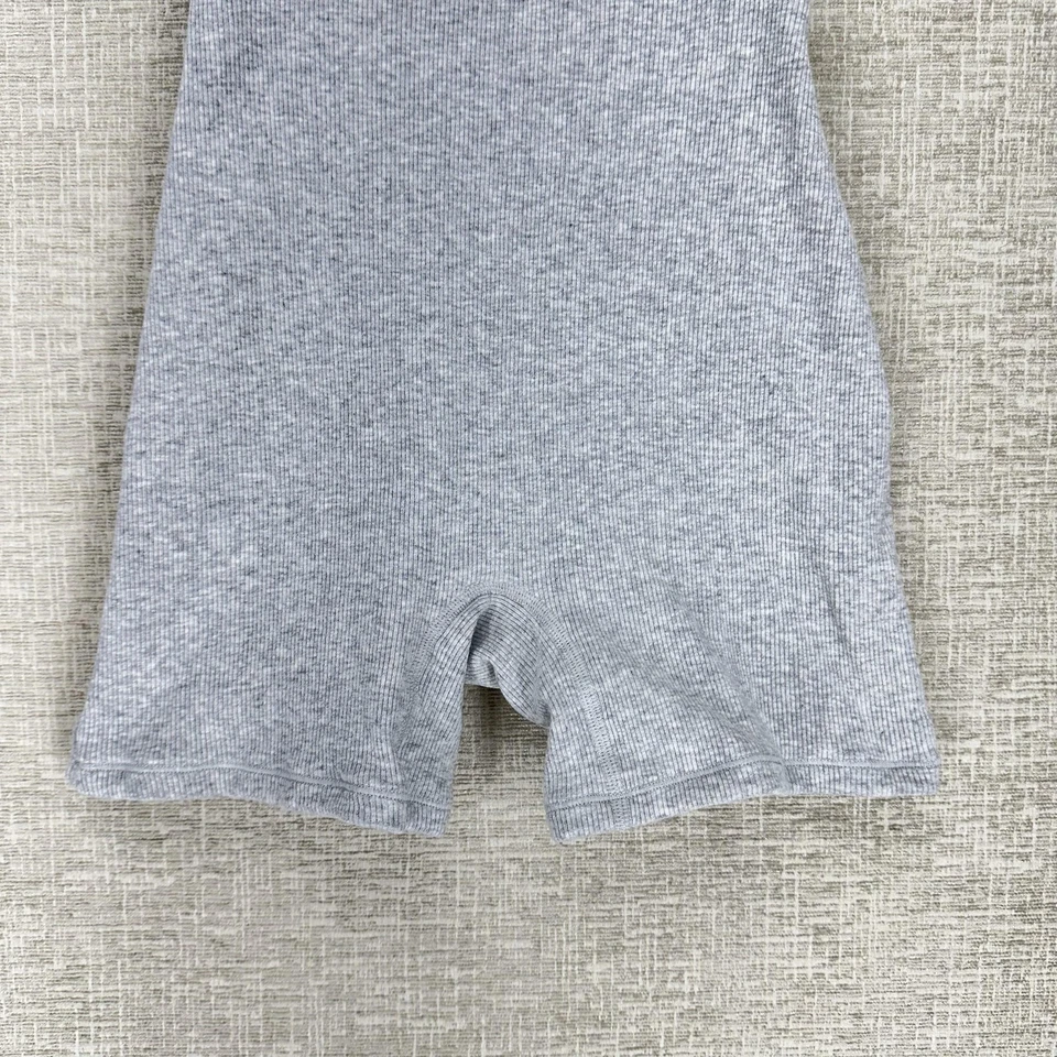 Чехлы Детский комбинезон XS серый ребристый бак боди гостиной цельный шорты - Изображение 3 из 4