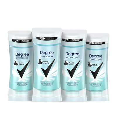 Degree Women's Black+White 4 Count Antiperspirant Balm 2.6 oz NEW SEALED