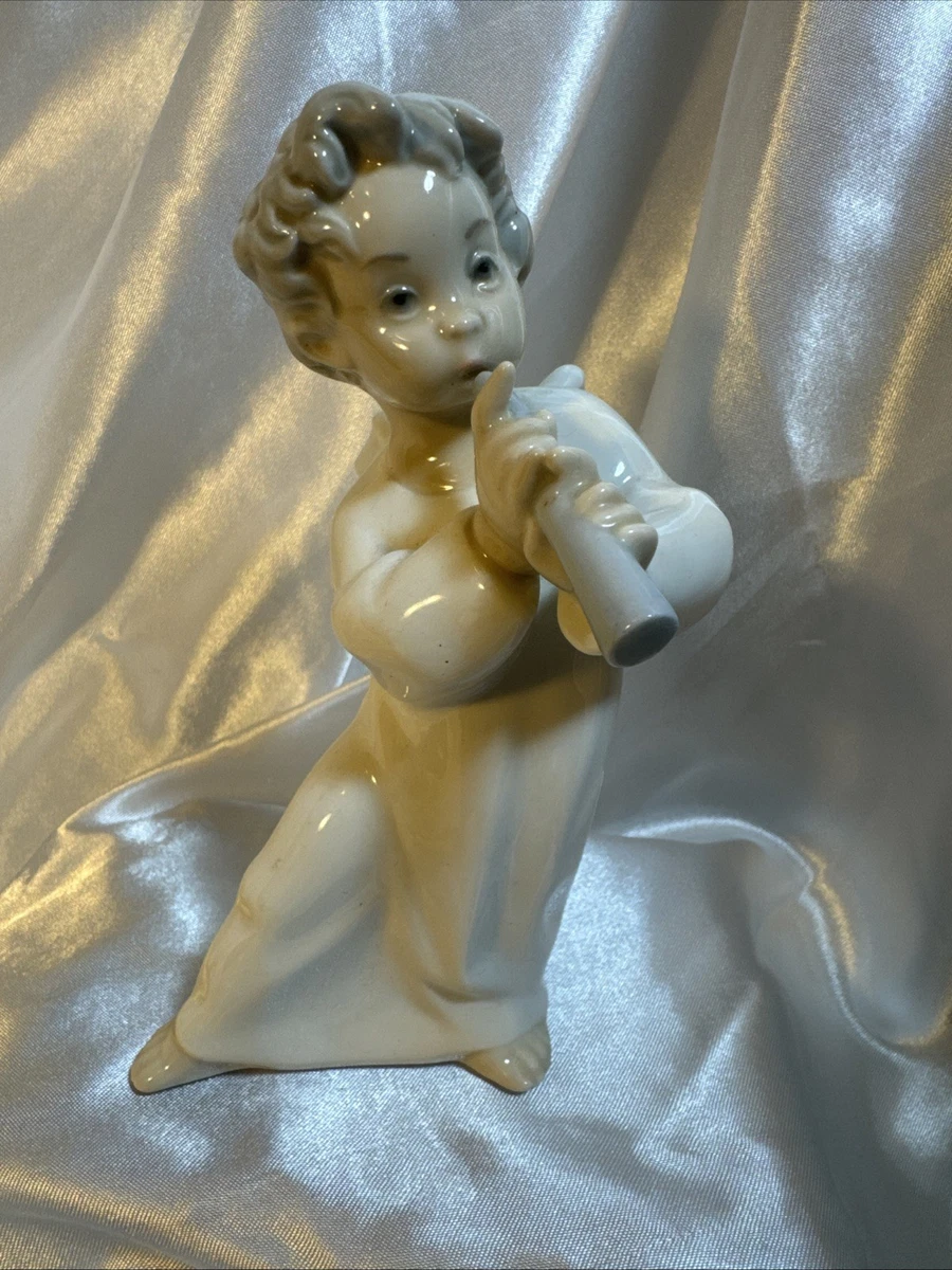 Lladro Angel With Flute In Lladro Angel Figurines for sale | eBay