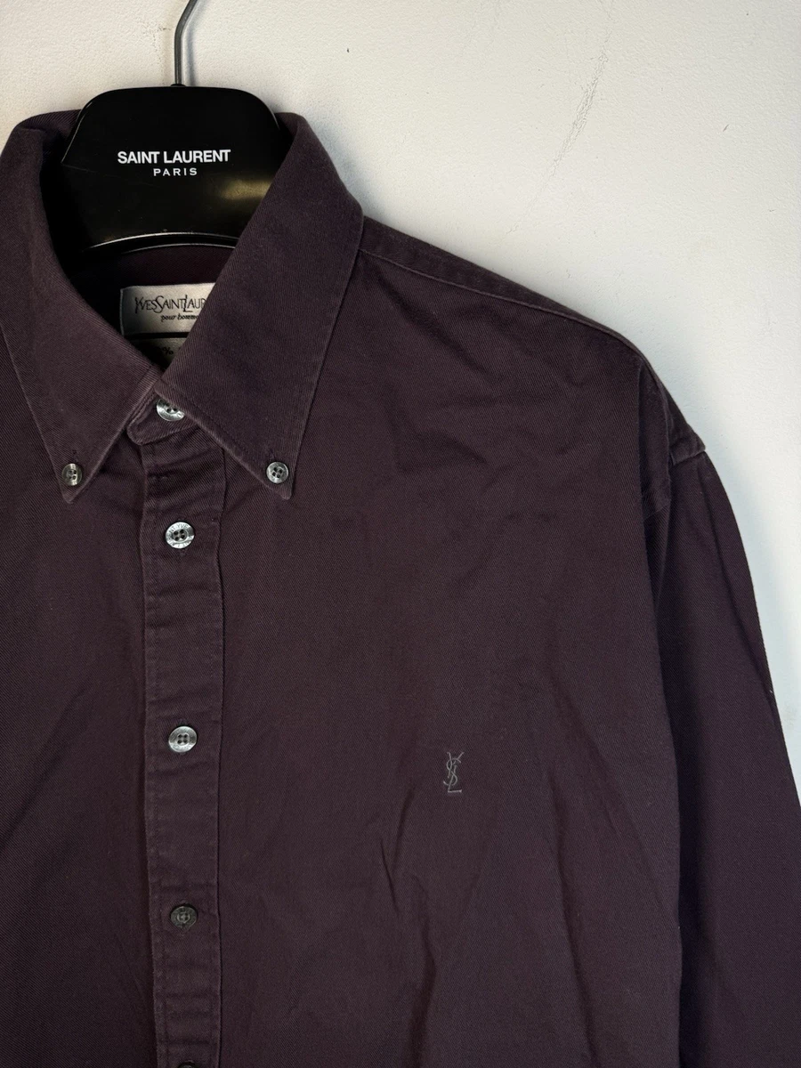 Saint Laurent Long Sleeve Gray Shirts for Men for sale | eBay